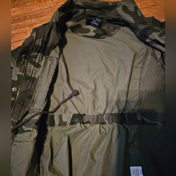 Love tree military style jacket. - Picture 7 of 8